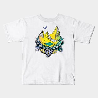 Yellow Mountain Kids T-Shirt